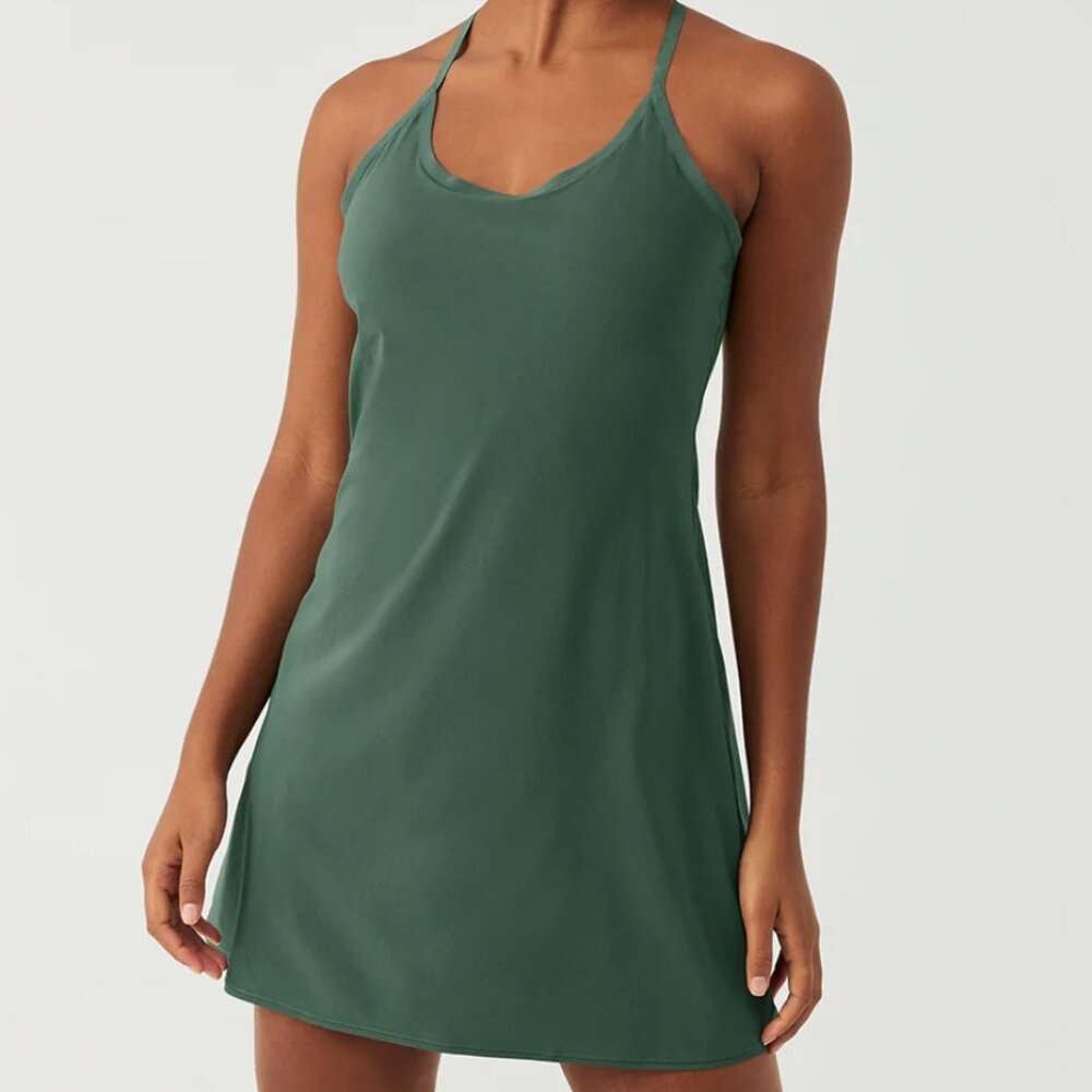 Outdoor Voices The Exercise Dress Evergreen, XXS
